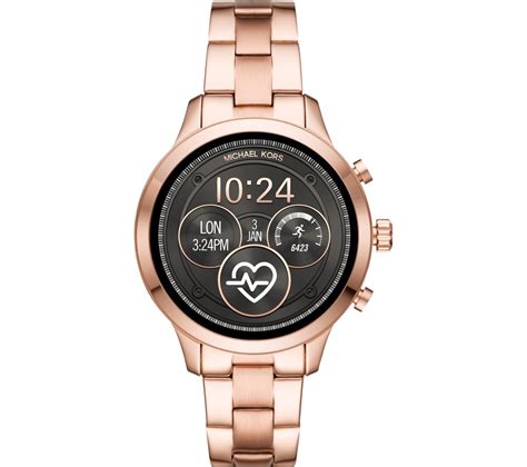 michael kors silver runway smart watch|michael kors access touchscreen smartwatch.